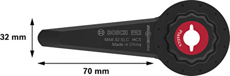 BOSCH PRO MAII 32 SLC Macun-Silikon Kesme ve Temizleme İçin Raspa Bıçağı