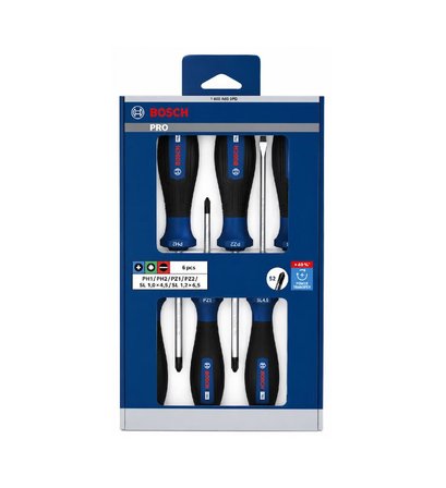 Bosch Tornavida Seti 6 Parça