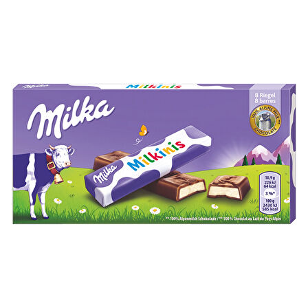 Milka Milkinis Süt Dolgulu Çikolata 87,5 gr - 4 Adet
