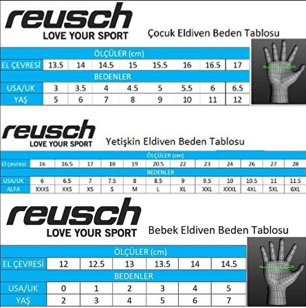 Reusch Baseplate R-Tex Çocuk Kayak Eldiveni