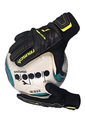 Reusch Attrackt Starter - Çocuk Yeşil Futbol Eldiveni - 5272514-7752