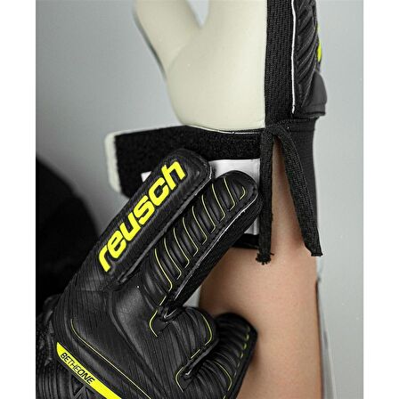 Reusch Attrackt Starter - Çocuk Yeşil Futbol Eldiveni - 5272514-7752