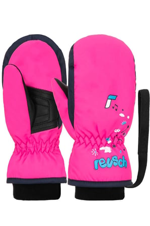 Reusch Mitten Koyu Pembe Çocuk Kayak Eldiveni