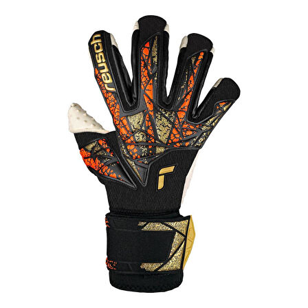 Reusch 5470978 Attrakt Speedbump Ortho Kaleci Eldiveni Siyah-Gold