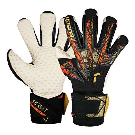 Reusch 5470978 Attrakt Speedbump Ortho Kaleci Eldiveni Siyah-Gold