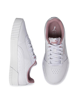 Puma Beyaz Kız Çocuk Yürüyüş Ayakkabısı 37067702 Carina L Jr