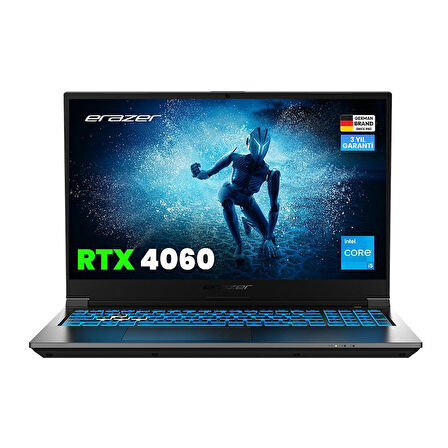 Erazer Deputy P60i MD62747-R32S1 Intel Core i5-13420H 32GB 1TB SSD RTX4060 FreeDOS 15.6" FHD 144Hz Oyun Bilgisayarı