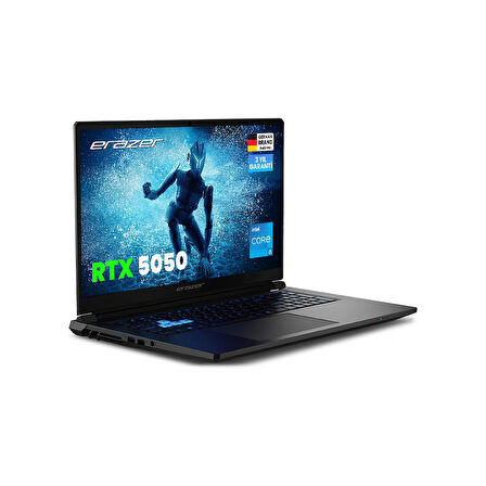ERAZER Scout 15 E1 MD62765 Intel Core i5 13420H 16GB RAM 1TB SSD RTX5050 15.6" 144Hz FHD IPS Win11H Oyuncu Laptop