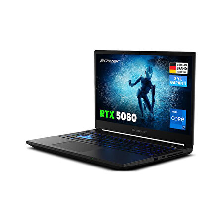 ERAZER Deputy 15 P1 MD600004 Intel Core i7 13620H 16GB RAM 1TB SSD RTX5060 15.6" 144Hz FHD IPS FreeDOS Oyuncu Laptop