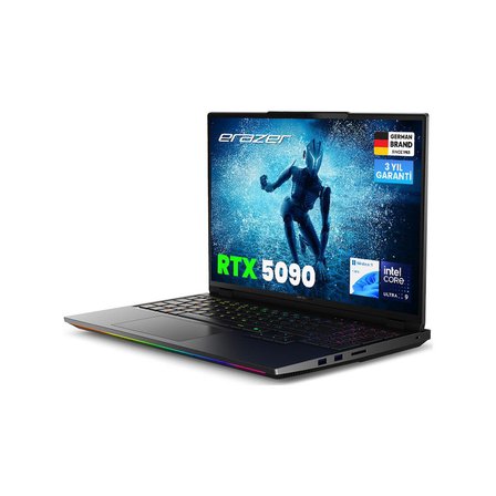 ERAZER Beast 16 X10 MD600094 Ultimate Intel Ultra 9 290HX 32GB RAM 2TB SSD RTX5090 16" 300Hz MiniLed QHD+ W11H Oyuncu Laptop