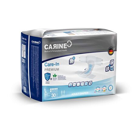 CARINE PREMIUM YETİŞKİN HASTA BEZİ LARGE BEDEN 30 ADET