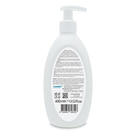 CARINE 2'si 1 Arada Bebek Saç ve Vücut Şampuanı 400 Ml