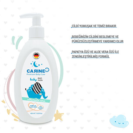 CARINE BEBEK Vücut Şampuanı 400 ML