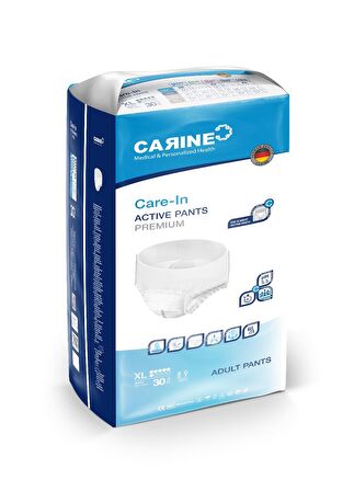 CARINE ACTIVE YETİŞKİN HASTA KÜLOT BEZİ EXTRALARGE BEDEN 30 ADET
