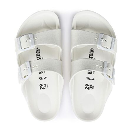 Birkenstock Arizona Eva Çift Bant Beyaz Kız Çocuk Terlik