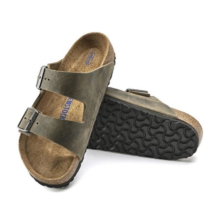 Birkenstock-Kadın-ARIZONA SFB FL WB-FADED KHAKI-Haki-1019377