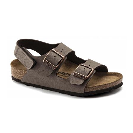 Birkenstock Kahve Erkek Çocuk Sandalet 1019600 MILANO KIDS HL BFBC NUBUK