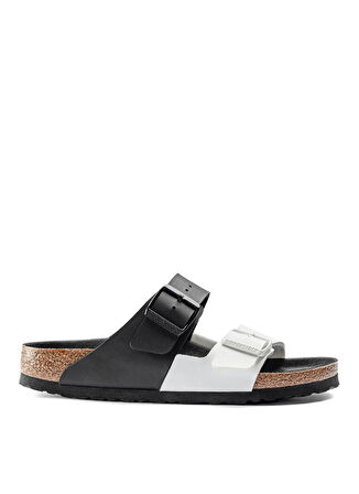 Birkenstock Siyah - Beyaz Erkek Terlik 1019703