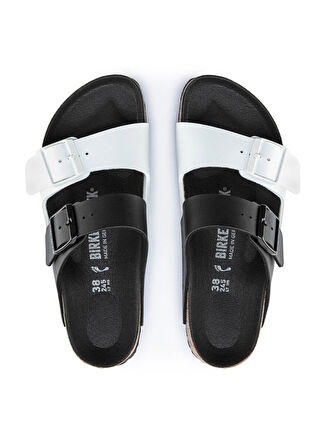 Birkenstock Siyah - Beyaz Erkek Terlik 1019703