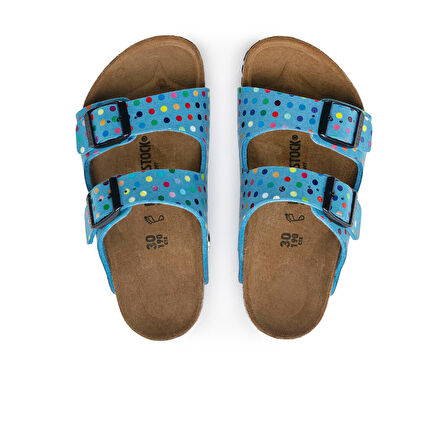 Birkenstock Arizona Kids Mf Digital Dots 1024341 Kız Çocuk Terlik