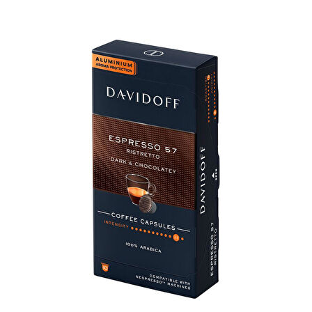 Davidoff Espresso 57 Ristretto 10'lu Kapsül Kahve