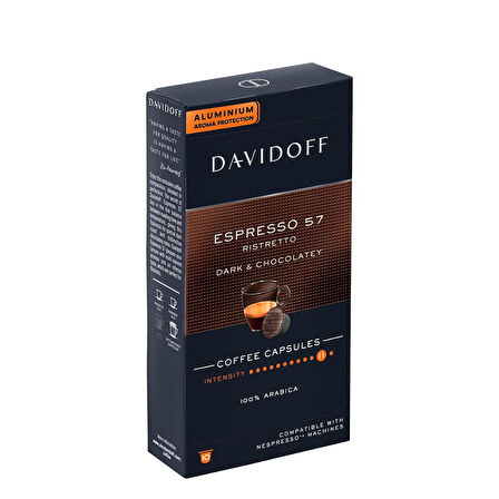Davidoff Espresso 57 Ristretto 10'lu Kapsül Kahve