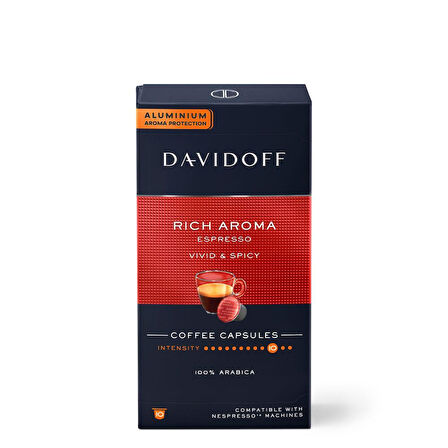 Davidoff Rich Aroma Espresso 10'lu Kapsül Kahve