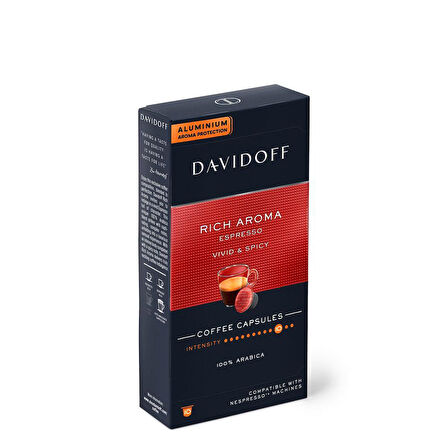 Davidoff Rich Aroma Espresso 10'lu Kapsül Kahve