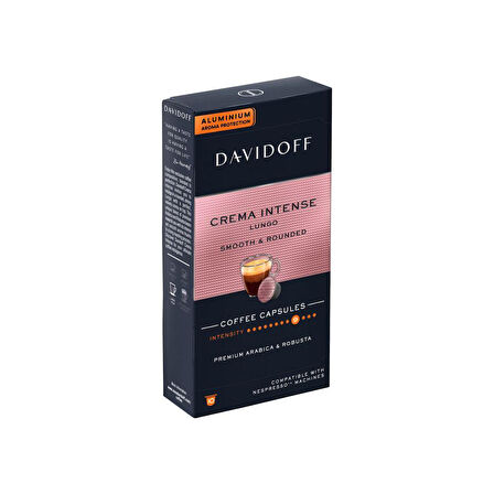 Davidoff Crema intense Lungo 10'lu Kapsül Kahve