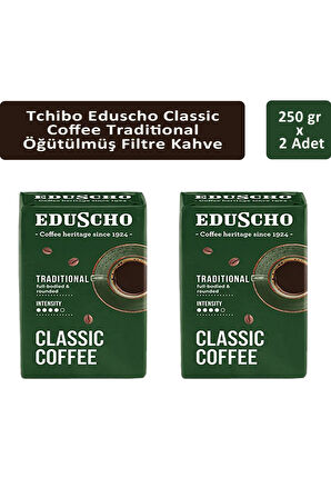 Tchibo Eduscho Classic Coffee Traditional Öğütülmüş Filtre Kahve 250 gr x 2 Adet