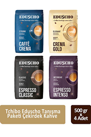 Tchibo Eduscho Çekirdek Kahve Tanışma Paketi 500 gr x 4 Adet 
