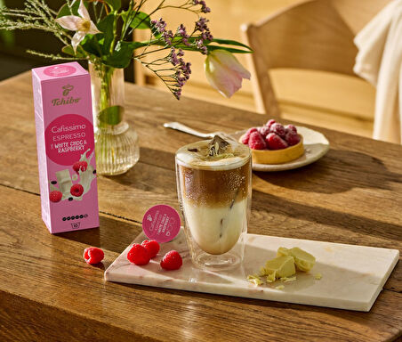 Tchibo Cafissimo Flavoured Espresso - Beyaz Çikolata ve Ahududu 