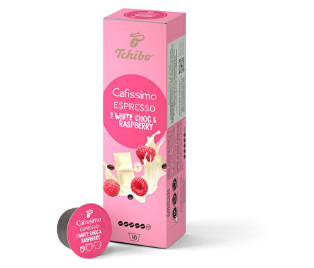 Tchibo Cafissimo Flavoured Espresso - Beyaz Çikolata ve Ahududu 