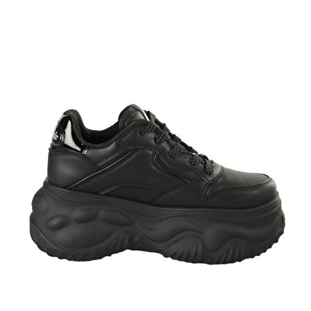 Kadın Oxford ( Klasik) 1630859 Buffalo BLADER ONE - VEGAN Nappa- Black