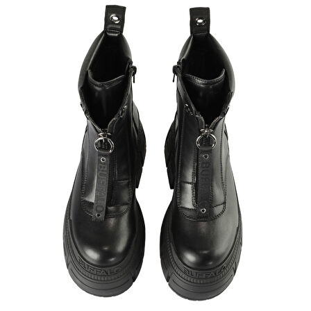 Kadın Bot 1622350 Buffalo GOSPHER ZIP BOOT - VEGAN NAPPA - Black