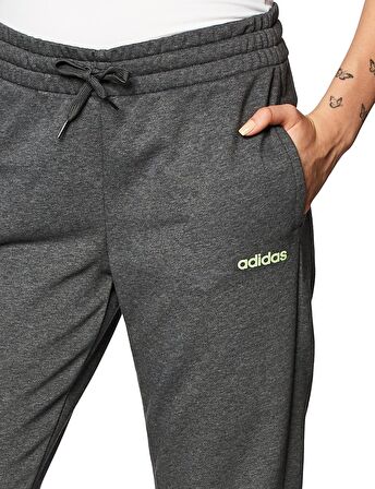 Adidas Essentials Plain GD4408 Kadın GRİ Eşofman altı 