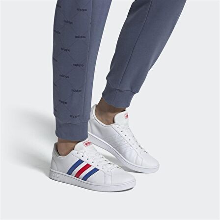 Adidas Grand Court Base Erkek Gnülük Ayakkabı - EE