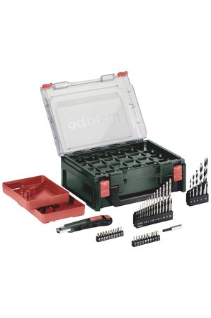 Metabo PowerMaxx BS Şarjlı Matkap 12 Volt + 41 Parça Aksesuar Seti 