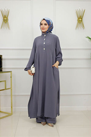 Kadın Tesettür 2'Li Takım Tunik & Pantolon