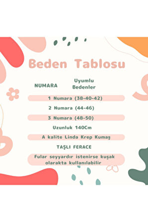 Kadın Tesettür Taşlı Ferace