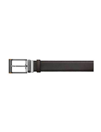 Montblanc Casual Line Rectangular Matt Solid Brass Pin Buckle Kemer 126035