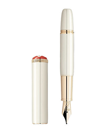 Montblanc Heritage Rouge Et Noir Baby Special Edition Ivory-Coloured Dolma Kalem M 128121