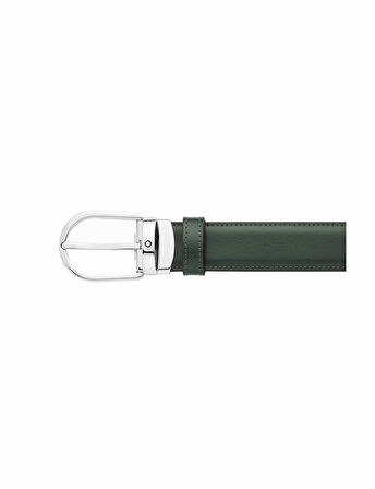Montblanc Horseshoe Buckle 30 mm Reversible Deri Kemer 128753