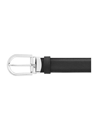 Montblanc At Nalı Parlak Paladyum Finish Pin Tokalı Kemer 128756