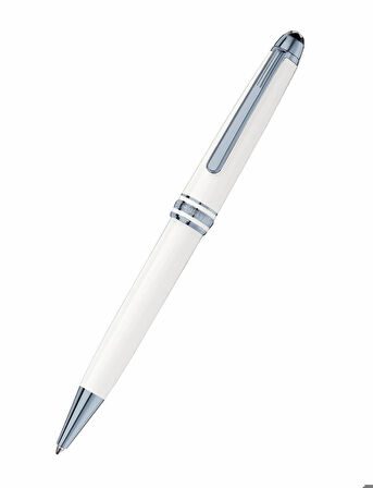 Montblanc Meisterstück Glacier Classique Beyaz Tükenmez Kalem 129401