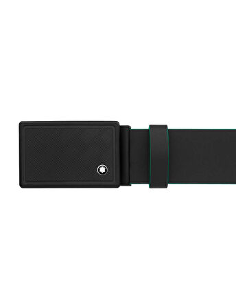 Montblanc Siyah 35 mm Deri Kemer 129993