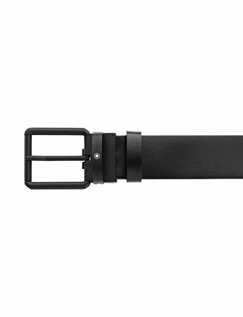 Montblanc KahverengiSiyah 35 mm Çift Taraflı Deri Kemer 131187