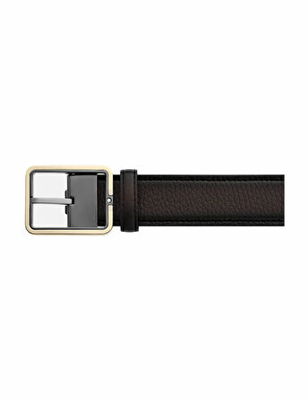Montblanc Kahverengi 35 mm Deri Kemer 131190