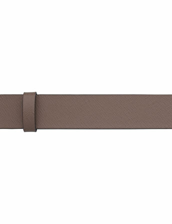 Montblanc Saffiano Baskılı MastikSiyah 35  mm Ters Çevrilebilir Deri Kayış 198679