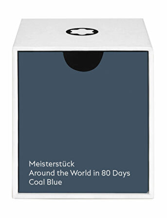 Montblanc Mürekkep Şişesi, Meisterstück 80 Günde Devri Alem, Kömür Mavisi - 50ml 134408